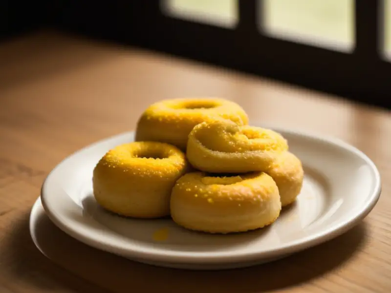Bara, buñuelos de frijol mungo y cúrcuma
