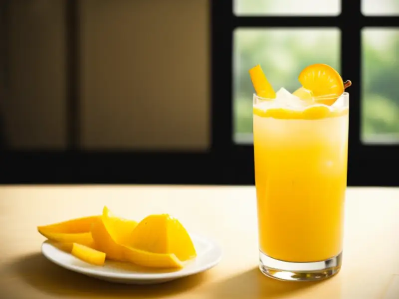 Batida de Carnaval, cóctel de mango