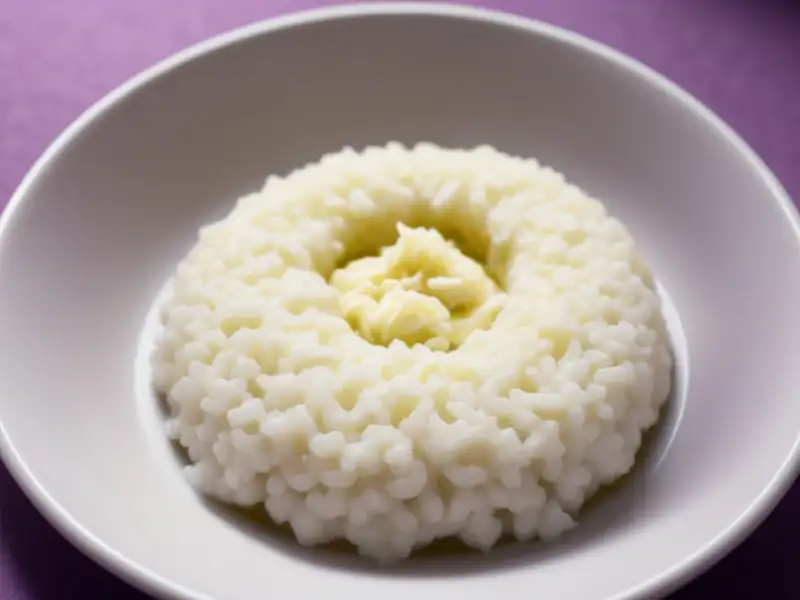 Ốc len con leche de coco, versión vegetariana