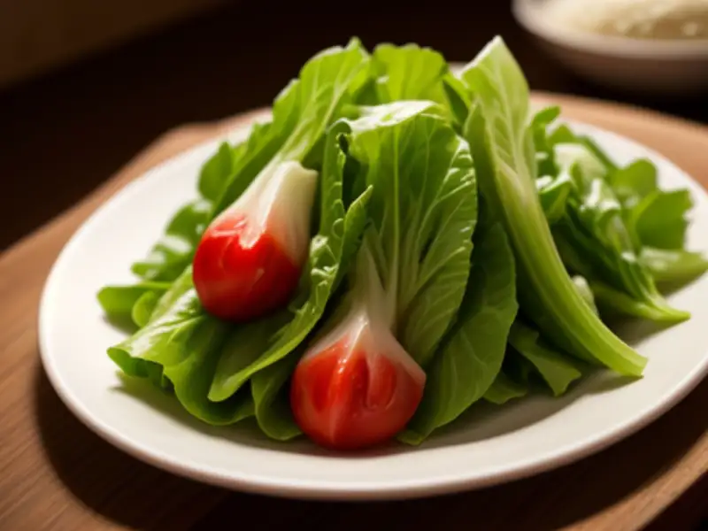 Ensalada asiática de bok choy