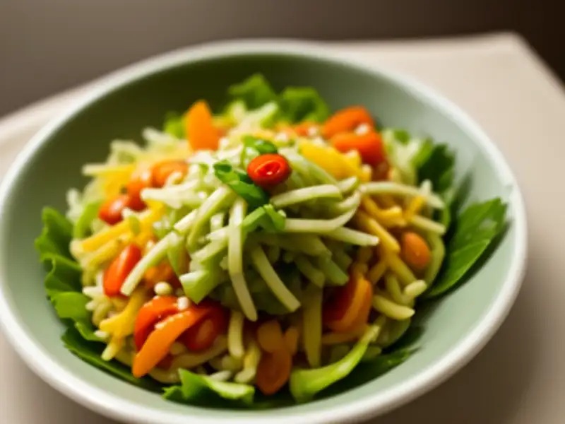 Som tam, ensalada tailandesa de papaya verde