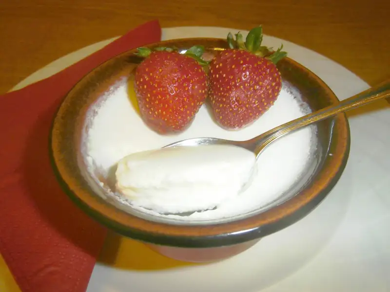 Fresas con miel, postre rápido