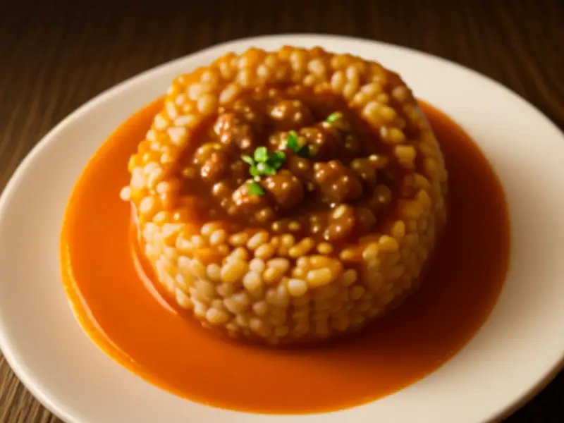 Gulash de res con cebada