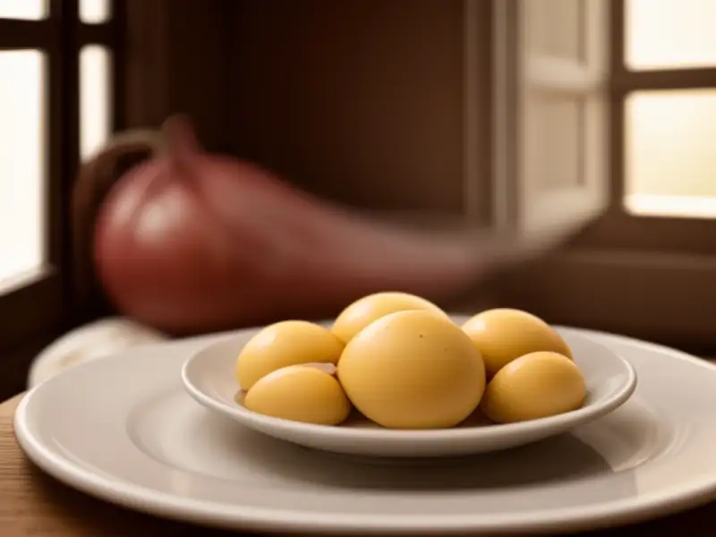 Hojas de mostaza con huevo y tomate