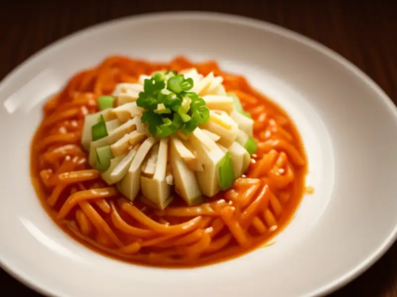 Sopa coreana de kimchi con cerdo y tofu