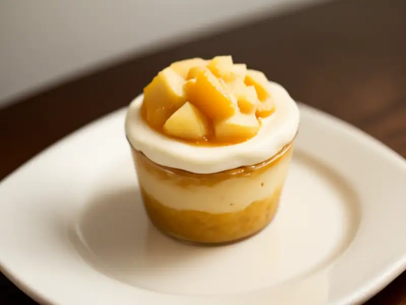 Trifle de bollos de cruz y naranja