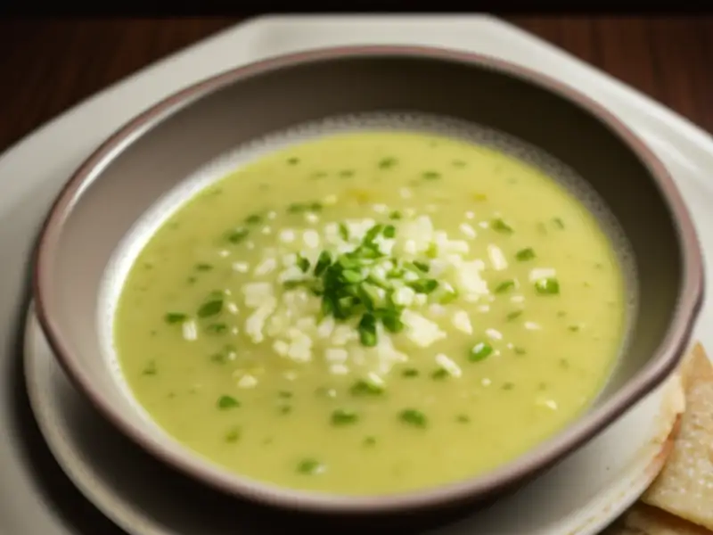 Sopa persa de pollo y apio