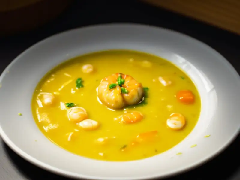 Sopa marinera al microondas